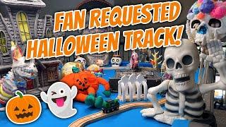 Spooky FAN REQUESTED HALLOWEEN Train Track Tour!  #Halloween #SpookyFun