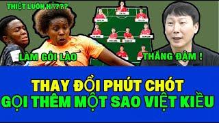 DANH SÁCH TRIỆU TẬP MỚI NHẤT, HLV KIM THỬ NGHIỆM NHÂN SỰ, LIỆU CÓ MẠO HIỂM?