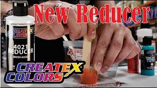 New Reducer from Createx Colors - a must-have for any airbrush painter! Createx 4021 paint reducer.