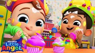 Muffin Man Baking Cookies | Little Angel Kids Songs & Nursery Rhymes