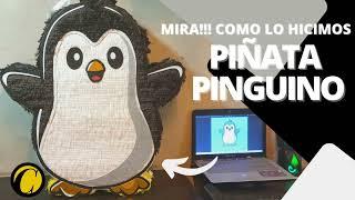 COMO  HACER una PIÑATA de PINGUINO 