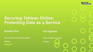 Securing Tableau Online: Protecting Data as a Service