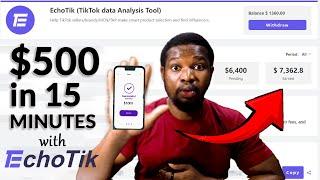 (EARN UPTO $5,000 MONTHLY) How To Make Money on TikTok Using A SECRET TIKTOK TOOL ~ EchoTik