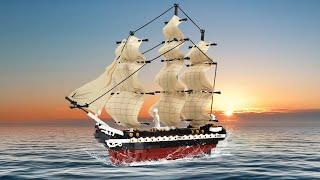 SuSenGo® USS Constitution Ship Building Blocks