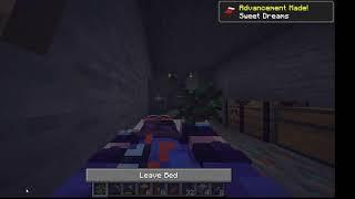 Playing minecraft