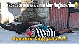 FAKE GUN PRANK /Akala nila kung Ano na Speaker lang pala PUBLIC PRANK