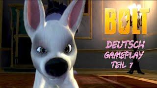 BOLT - EIN HUND FÜR ALLE FÄLLE VIDEOGAME GAMEPLAY IN DEUTSCH TEIL 1 - ROKIPOKI - VIDEO GAME MOVIES