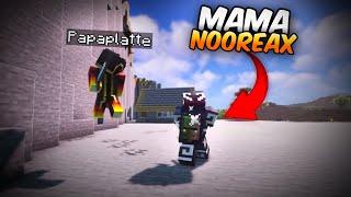 Nooreax's Mutter besiegt Papaplatte in Minecarft (1vs1)