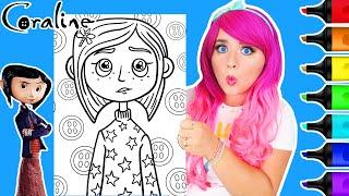 Coloring Coraline Halloween Coloring Page | Caliart Markers