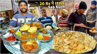 20 Rs me Full Menu  Humble Sardarji ka Best Food | Street Food India