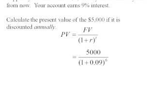 Exponential Function (04) - Present Value