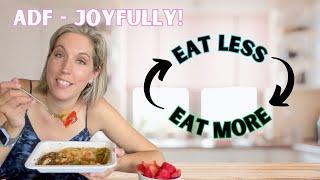 What I Ate while Alternate Day Fasting (Down & Up Day)