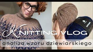 Knitting Vlog 52 - Analiza wzoru dziewiarskiego - Nordstrand - Filcolana