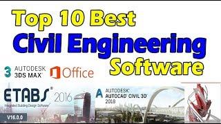Top 10 Best Civil Engineering Software | Civil Engineers Must Know |