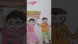 #summer mangoes drawing #youtube#short video# 