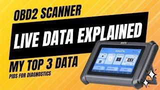 OBD2 Scanner Live Data Explained: [Top 3] Data PIDs