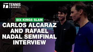 Rafael Nadal and Carlos Alcaraz Post Match Interview | Six Kings Slam On-Court Interview