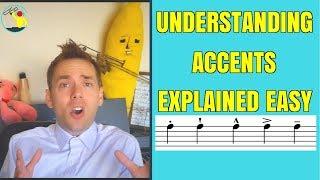 How to understand Music Accent symbols in under 10 minutes and play them!