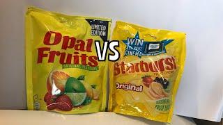 Starburst versus Opal Fruits