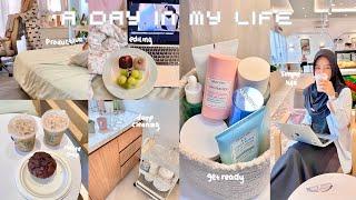 A DAY IN MY LIFE₊⁺productive,work day,get ready with me,deep cleaning,cooking + editing