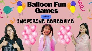 Balloon Fun Games || Balloon Activities || Outdoor Games Ideas #trendingvideo #gameplay