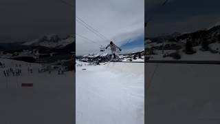 When your bindings give up #ski #skiing #morzine #avoriaz #winter #snow
