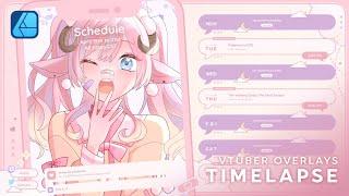 Vtuber Schedule for XiiaLiaVT 「 TIMELAPSE 」|  Vtuber Graphics, Stream Assets & Overlays