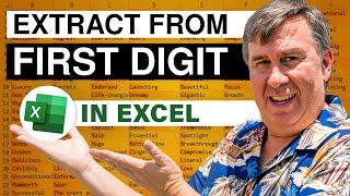 Excel Extract Everything After First Digit - Episode 2650