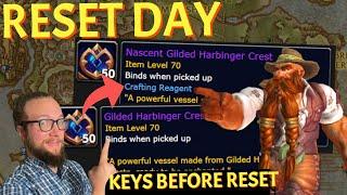 LIVE - RESET DAY! - Keys Before Reset - War Within World of Warcraft