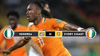 Ivory Coast  × Nigeria  | 1 × 2 | HIGHLIGHTS | ALL GOALS | Quarte  Final | cup africain 2013