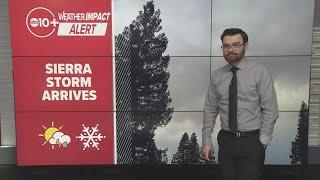 California Weather | Next storm system to have heavy Sierra snow, isolated thunderstorms