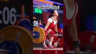 Kang Hyon Gyong (55kg North Korea ) 104kg / 229lbs Snatch World Record!#weightlifting #snatch