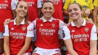 Behind the Scenes at the 2022/23 Arsenal Women's Team Photocall