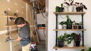 DIY Plant Shelves | Step By Step Tutorial