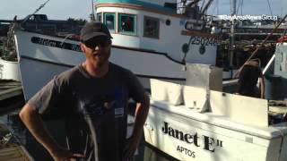 Commercial #crab fisherman Don Marshall, at Pillar Point Harbor, discusses new CA rules limiting tra