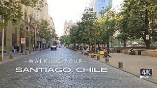 【4K】  Virtual Walking Tour of Santiago, Chile ‍️[2024] + Lofi Sounds