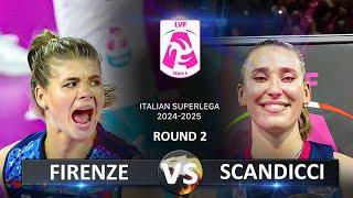 Firenze vs Scandicci | Italian Volleyball LVF SerieA1 2024/2025