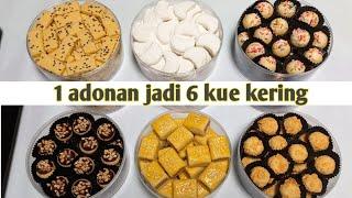 1 ADONAN JADI 6 MACAM KUE KERING YANG ENAK