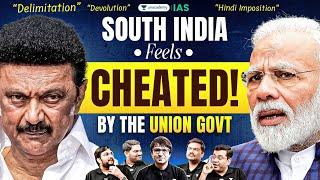 South India Feels CHEATED!  Delimitation, Hindi Imposition & Funds Crisis | Unacademy IAS English