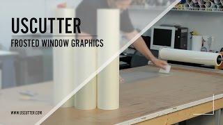 Applying Frosted Window Graphics