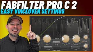 Fabfilter Pro C2 Compressor VoiceOver Settings | This Is The best Simple Pro C2 Tutorial on Youtube