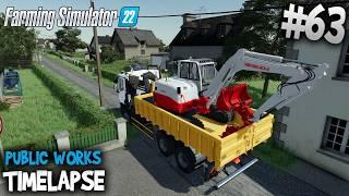 Sanitation Installation  Takeuchi TB290-2  Public Works in FS22