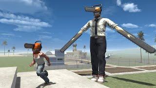 Chain Saw Head Franklin Fights Chainsaw Man In Indian Bikes Driving 3D