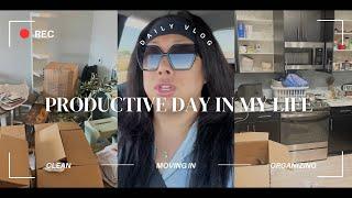 Productive Day In My Life : Clean, Organize, & Move In With Me | Getting My Life Together