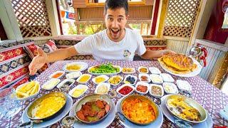 Turkish Food - World's BIGGEST Breakfast + Amazing 180 Year Old Kebab in Afyon, Turkey!!