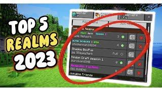 TOP 5 Minecraft BEDROCK Realms!