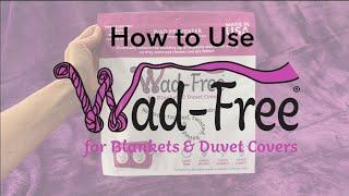 How to Use Wad-Free® for Blankets and Duvet Covers - Official Brand Video - March 2023