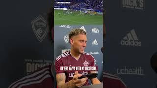 ️ NAVARRO REACTS TO HIS FIRST GOAL FOR THE COLORADO RAPIDS