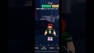 FREE KORBLOX 100% NOT CAP 