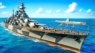 Ultimate WW2 BATTLESHIP vs SUBMARINE BATTLE in World of Warships!